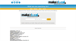Desktop Screenshot of makeitlocal.com