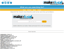 Tablet Screenshot of makeitlocal.com